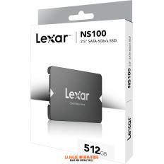 Disque SSD Lexar NS100 512Go - S-ATA 2,5"