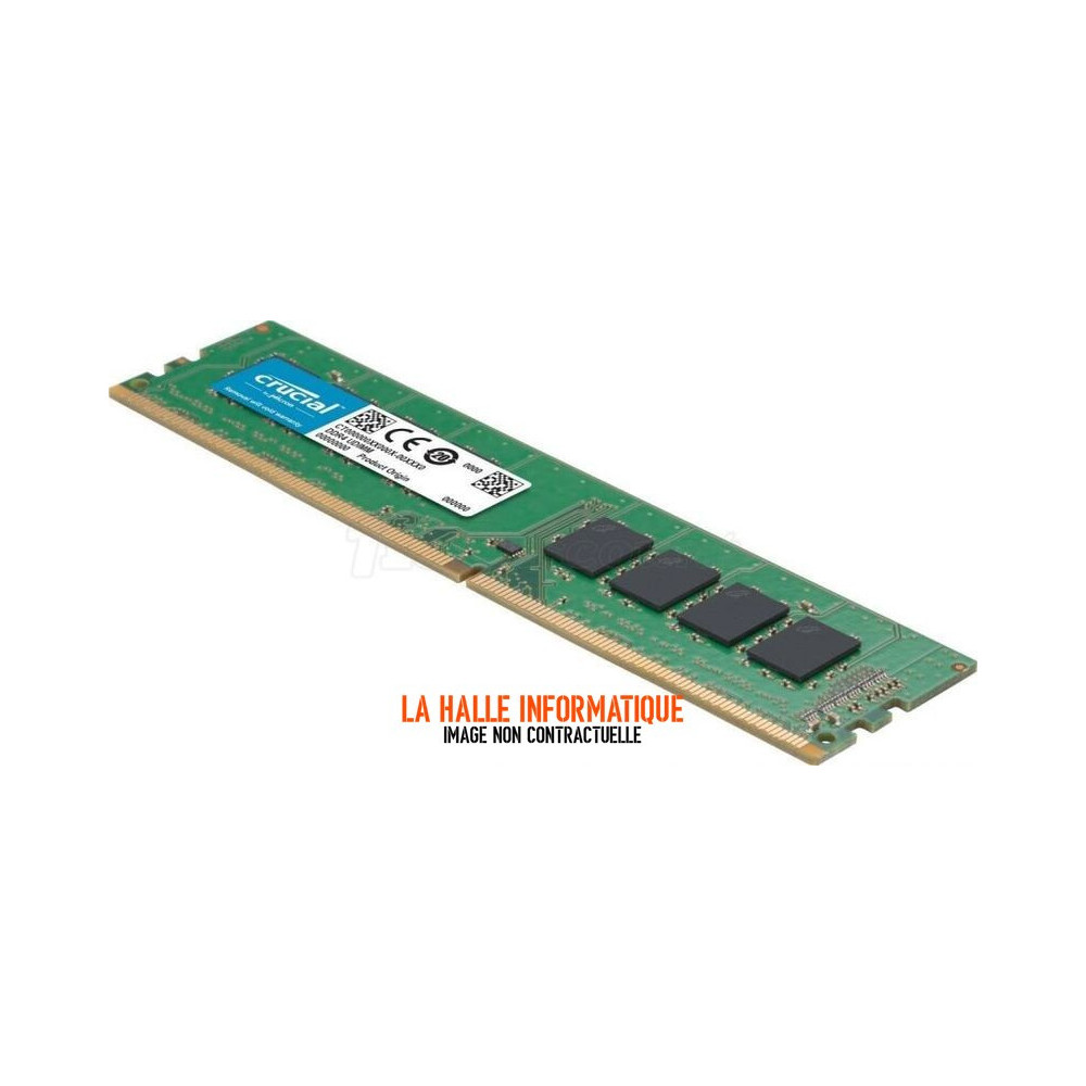 Barrette mémoire 16Go DIMM DDR5 Integral 4800MHz (Vert)