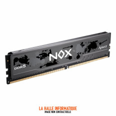 Barrette mémoire 16Go DIMM DDR5 Apacer Nox 6000MHz (Noir)