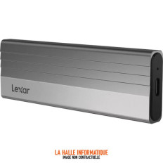 Boitier externe USB 3.2 Lexar E300 - NVMe M.2 Type 2280 (Argent)