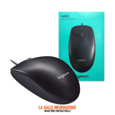 Souris filaire Logitech M90 (Noir)