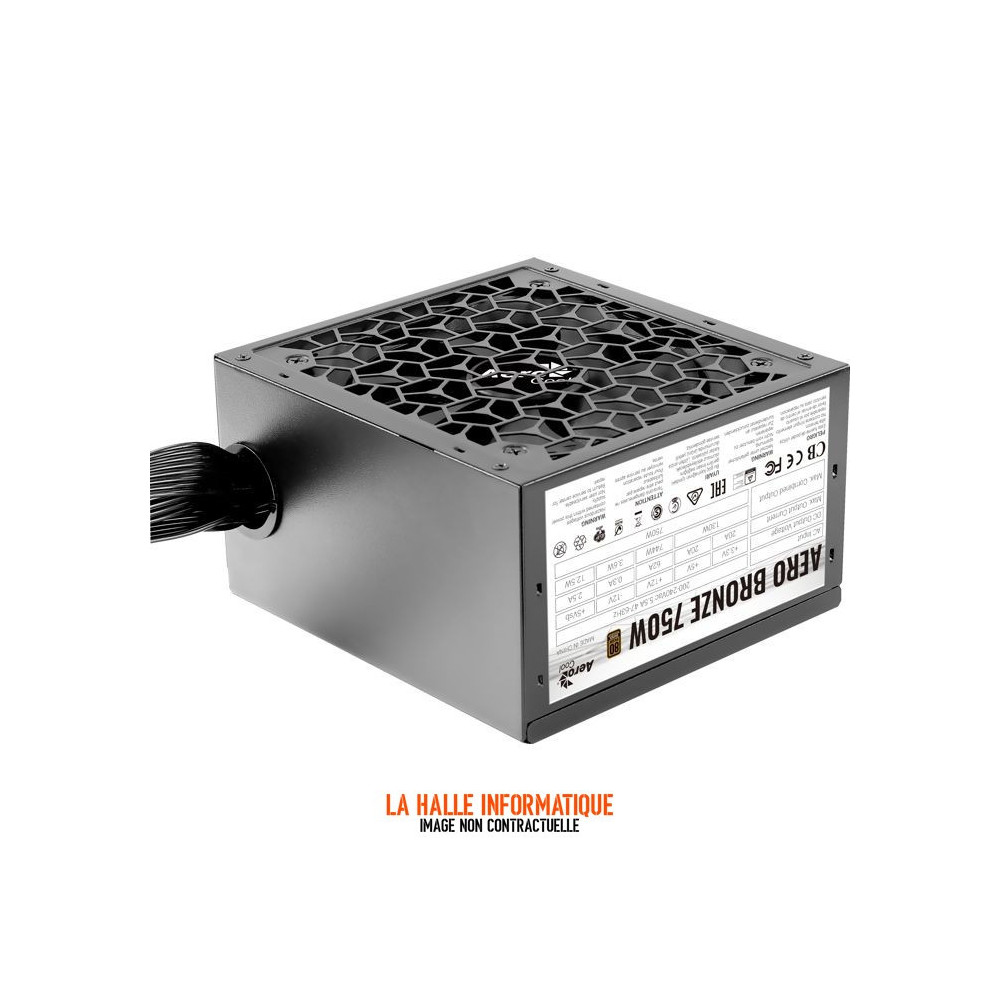 Alimentation ATX AeroCool Aero Bronze - 750W