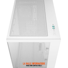 Boitier Moyen Tour ATX DeepCool CG530 4F avec panneaux vitrés (Blanc)