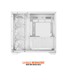Boitier Moyen Tour ATX DeepCool CG530 4F avec panneaux vitrés (Blanc)