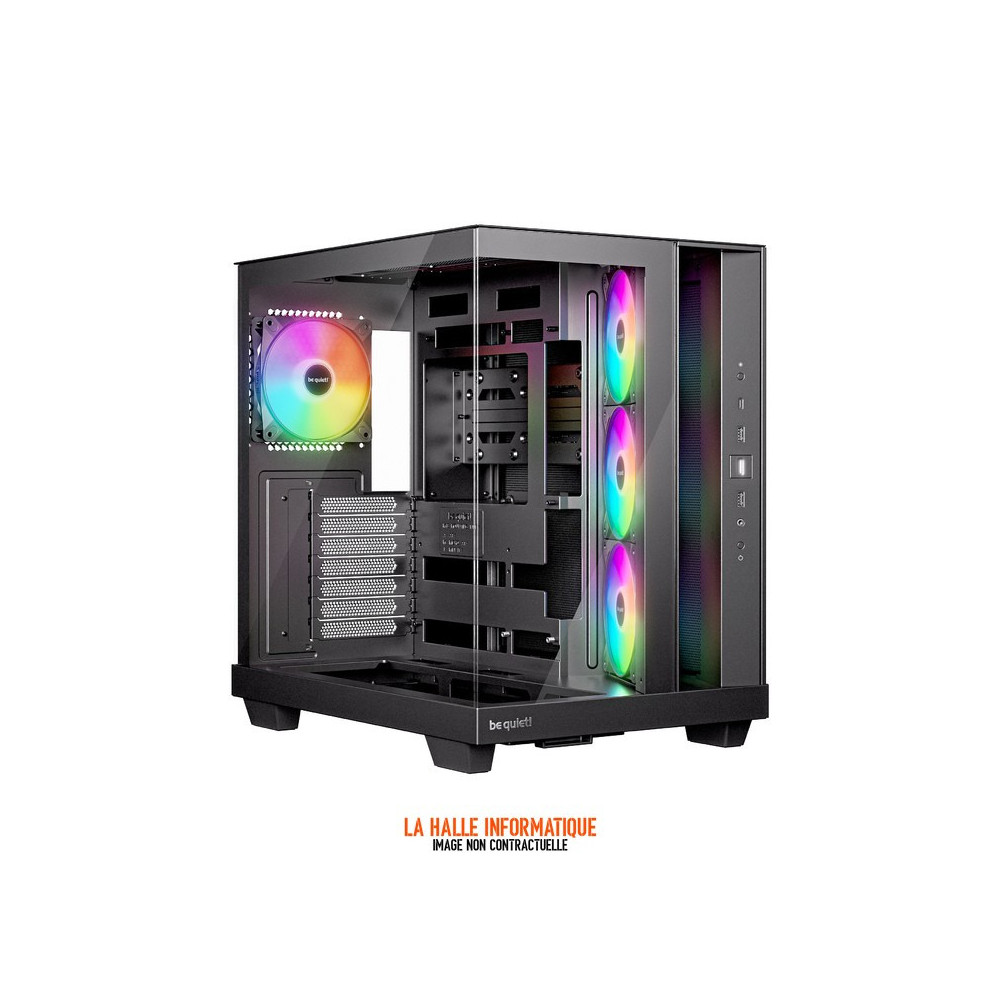 Boitier Moyen Tour ATX be quiet! Light Base 500 LX RGB avec panneaux vitrés (Noir)