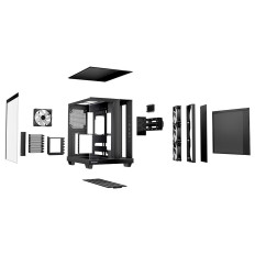 Boitier Moyen Tour ATX be quiet! Light Base 500 LX RGB avec panneaux vitrés (Noir)