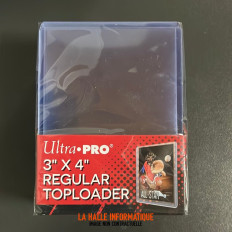 Lot de 25 Sleeves Ultra Pro TopLoader Regular Format 4"x3" (Transparent)