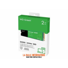 Disque SSD Western Digital Green SN350 2To  - NVMe M.2 Type 2280