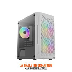 Boitier Mini Tour Micro ATX AeroCool Trinity Mini FRGB avec panneau vitré (Blanc)