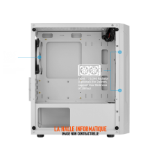 Boitier Mini Tour Micro ATX AeroCool Trinity Mini FRGB avec panneau vitré (Blanc)