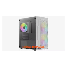 Boitier Mini Tour Micro ATX AeroCool Trinity Mini FRGB avec panneau vitré (Blanc)
