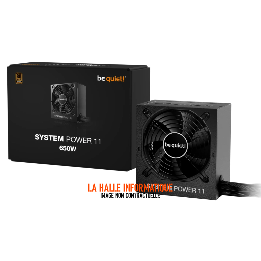 Alimentation ATX be quiet! System Power 11M - 650W (Noir) Version SI