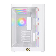 Boitier Moyen Tour E-ATX Xigmatek Pano RGB avec panneaux vitrés (Blanc)