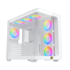 Boitier Moyen Tour E-ATX Xigmatek Pano RGB avec panneaux vitrés (Blanc)