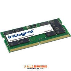 Barrette mémoire 16Go SODIMM DDR5 Integral 5600Mhz (Vert)