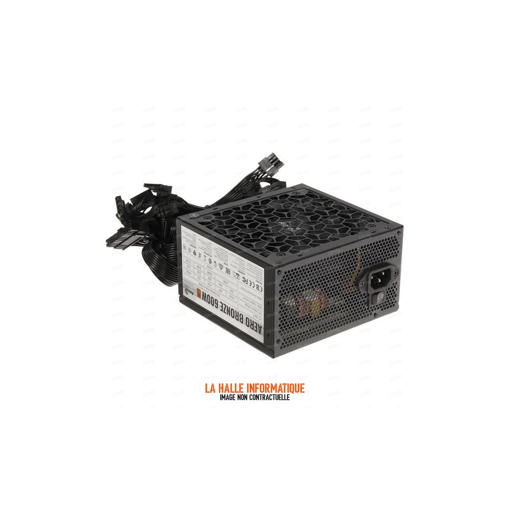 Alimentation ATX AeroCool Aero Bronze - 600W
