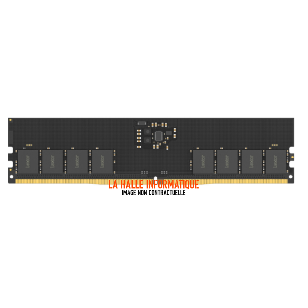 Barrette mémoire 16Go DIMM DDR5 Lexar 5600MHz (Noir)