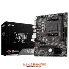 Carte Mère MSI A520M-A Pro (AM4) Micro ATX