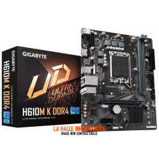 Carte Mère Gigabyte H610M K DDR4 (Intel LGA 1700) Micro ATX