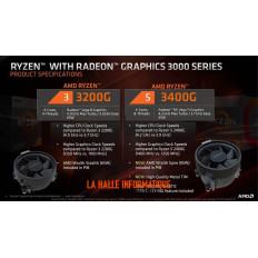 Processeur AMD Ryzen 3 3200G (4.0 Ghz) AM4