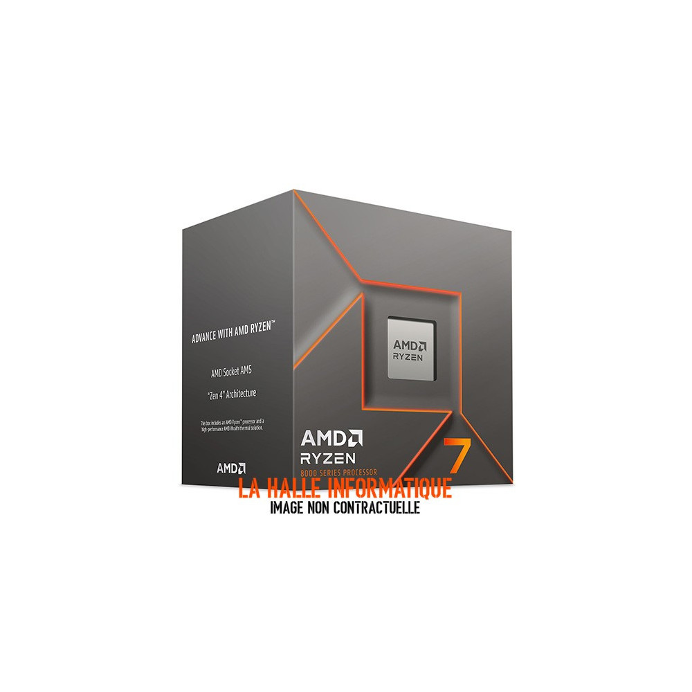 Processeur AMD Ryzen 7 8700F (5,0Ghz) AM5 - Sans iGPU