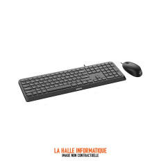 Pack 2en1 (Clavier/Souris) Philips 2000 series (Noir)