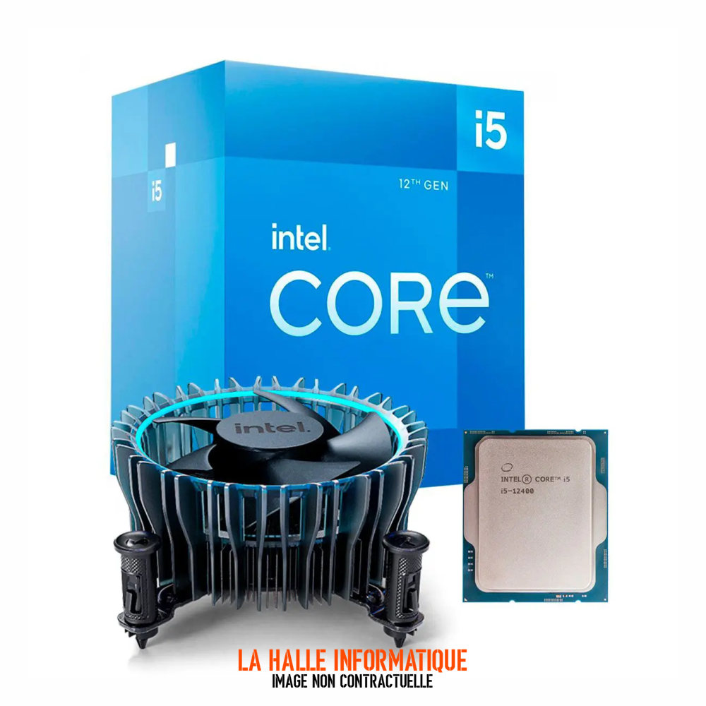 Processeur Intel Core i5-12400 (4,4 Ghz) LGA 1700