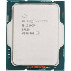 Processeur Intel Core i3-12100F (4,3 Ghz) LGA 1700 - Sans iGPU Version OEM (Tray)