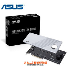 Carte Controleur PCIe 4.0 16x Asus Hyper M.2 X16 pour NVMe M.2