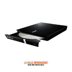 Graveur DVD externe slim Asus SDRW-08D2S-U Lite (Noir)