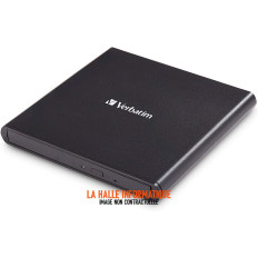 Graveur DVD externe Verbatim Slimline USB-C (Noir)