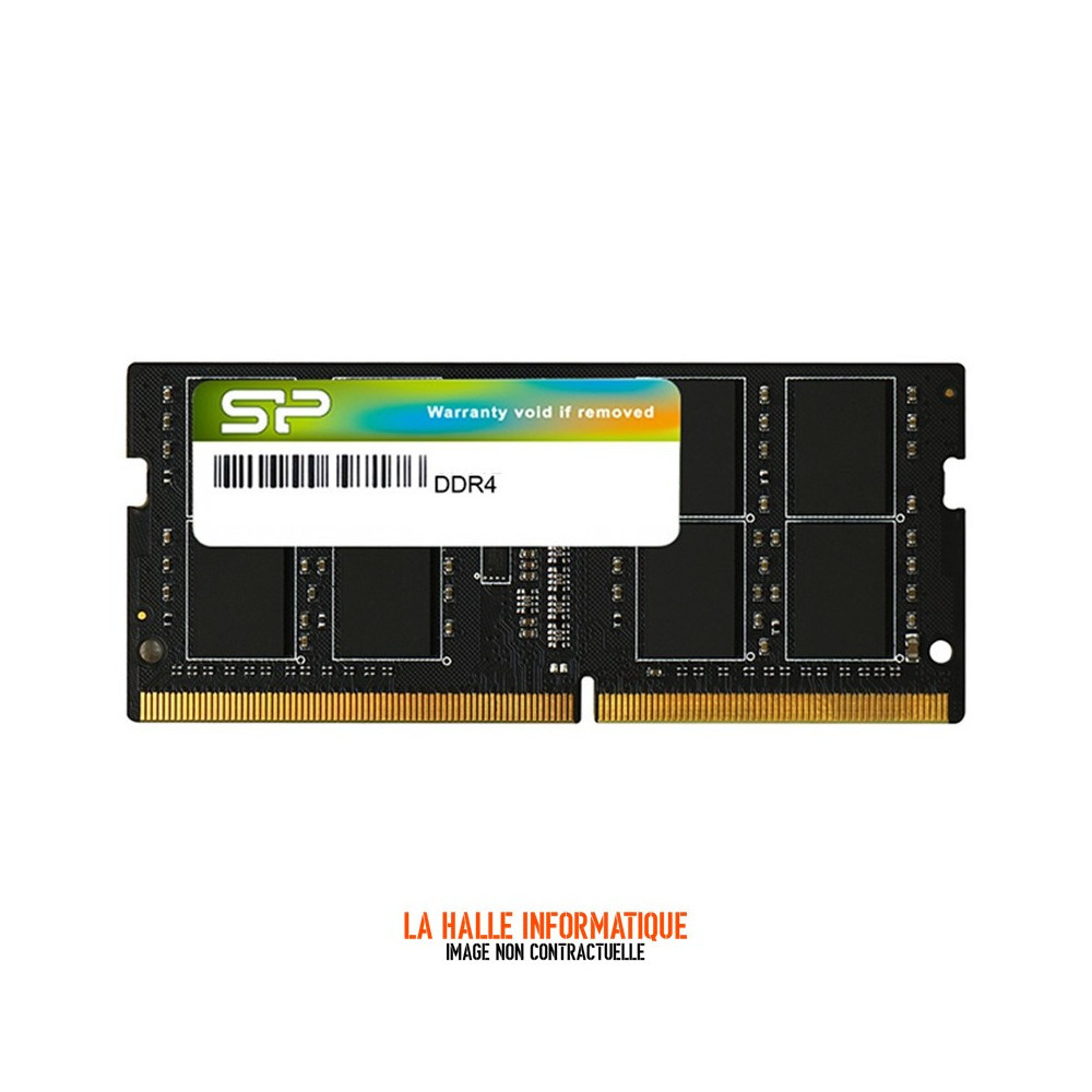 Barrette mémoire 16Go SODIMM DDR4 Silicon Power 3200Mhz (Noir)
