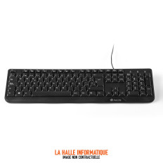 Pack 2en1 (Clavier/Souris) NGS Cocoa (Noir)