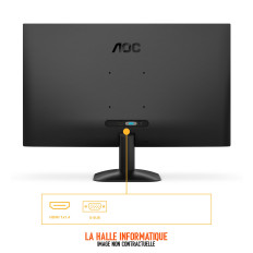 Ecran 24" AOC Basic B3 24B35HM2 Full HD 100Hz (Noir)
