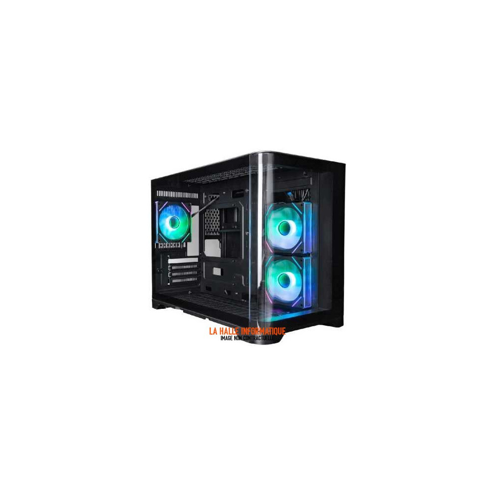 Boitier Mini Tour Micro ATX 1stPlayer UView 6 RGB avec panneaux vitrés (Noir)