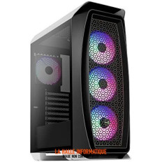 Boitier Moyen Tour ATX AeroCool Aero One Frost RGB avec panneau vitré (Blanc)
