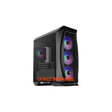 Boitier Moyen Tour ATX AeroCool Aero One Duo RGB avec panneau vitré (Noir)