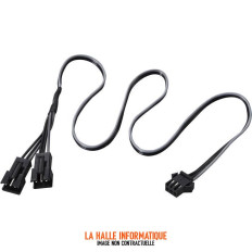 Cable Y doubleur d'alimentation Phanteks 3 pin LED 40cm