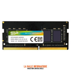 Barrette mémoire 8Go SODIMM DDR4 Silicon Power 2666Mhz (Noir)