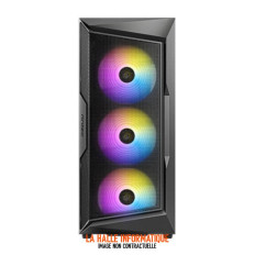 Boitier Moyen Tour ATX Antec AX61 Elite RGB avec panneau vitré (Noir)