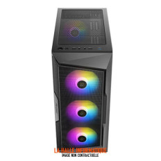 Boitier Moyen Tour ATX Antec AX61 Elite RGB avec panneau vitré (Noir)