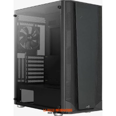 Boitier Moyen Tour ATX AeroCool Prism v1 avec panneaux vitrés (Noir)