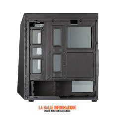 Boitier Moyen Tour ATX AeroCool Shard Tempered Glass ARGB avec panneau vitré (Noir)