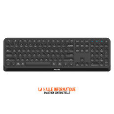 Pack 2en1 (Clavier/Souris) sans fil Philips Duo 4000-19 (Noir)