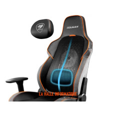Fauteuil Cougar NxSys Aero RGB (Noir/Orange)