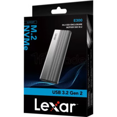 Boitier externe USB 3.2 Lexar E6 - NVMe M.2 Type 2280 (Argent)