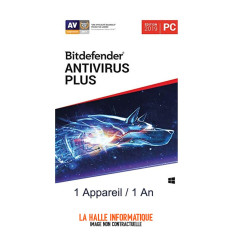 Bitdefender Antivirus Plus - 1 appareil / 1 an