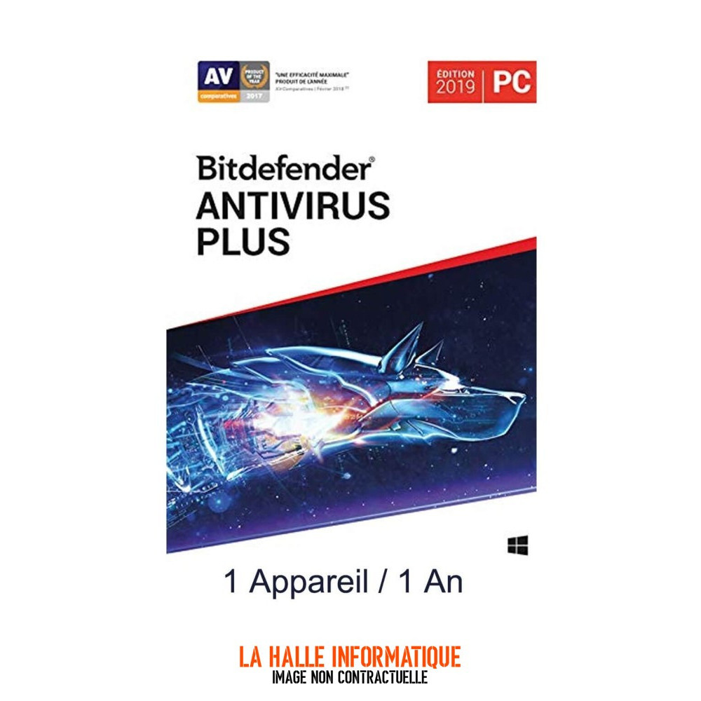 Bitdefender Antivirus Plus - 1 appareil / 1 an