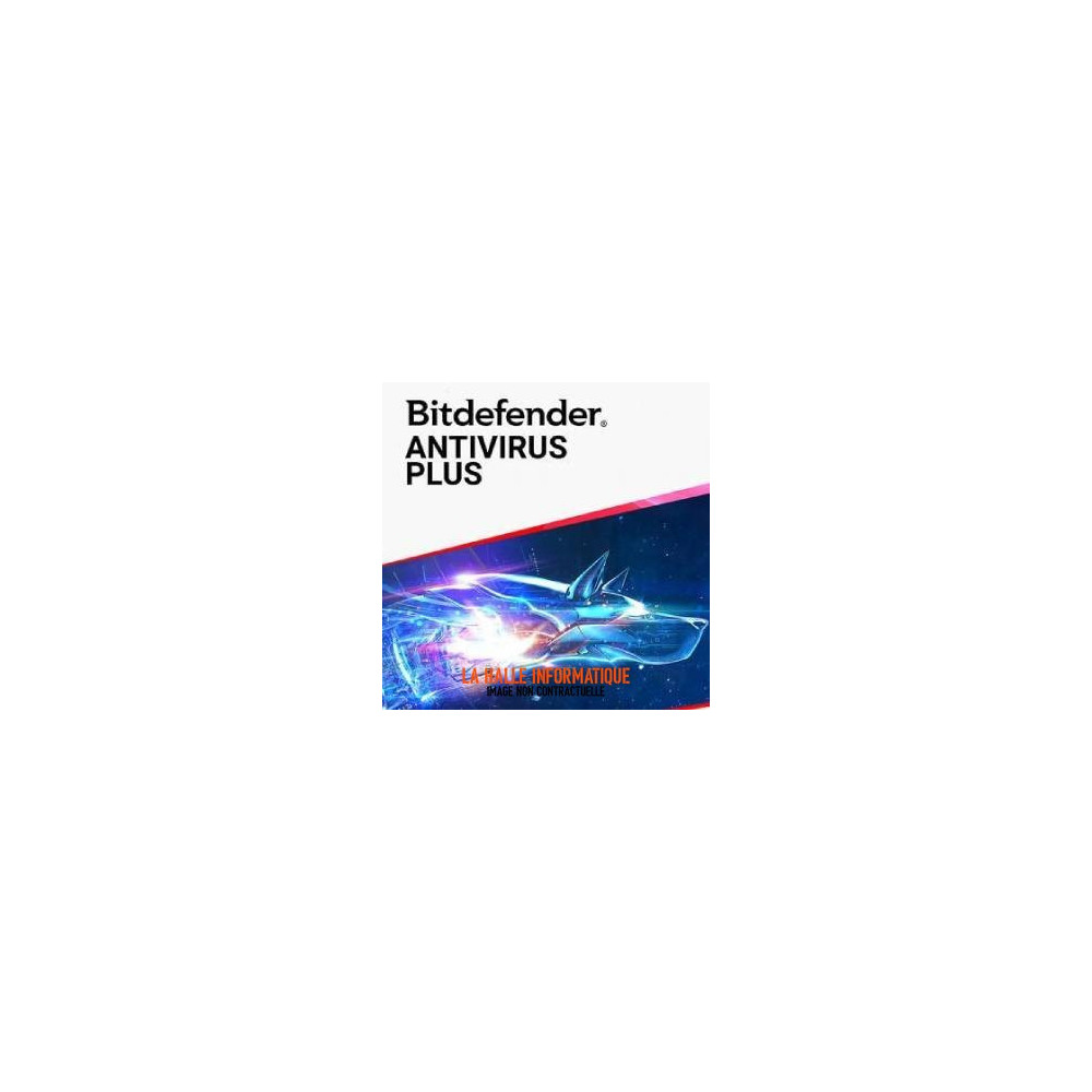 Bitdefender Antivirus Plus - 3 appareils / 2 ans