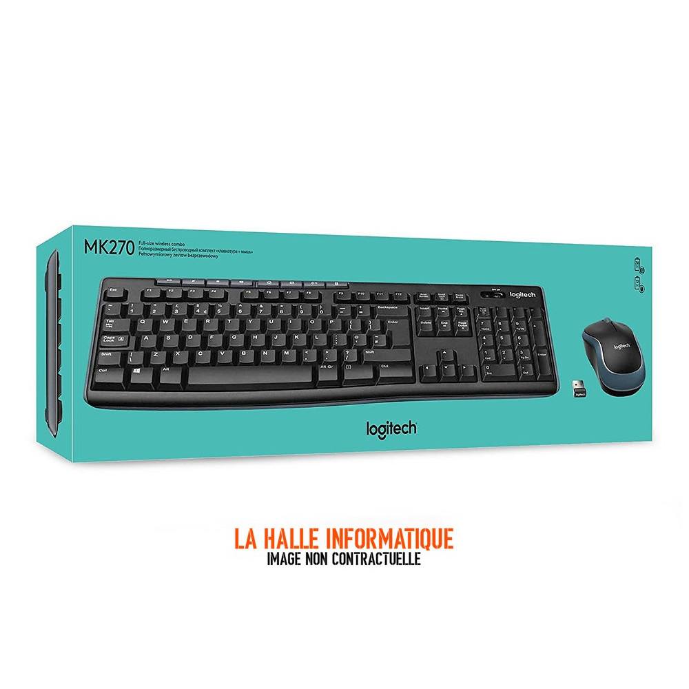 Pack Logitech Wireless Desktop MK270